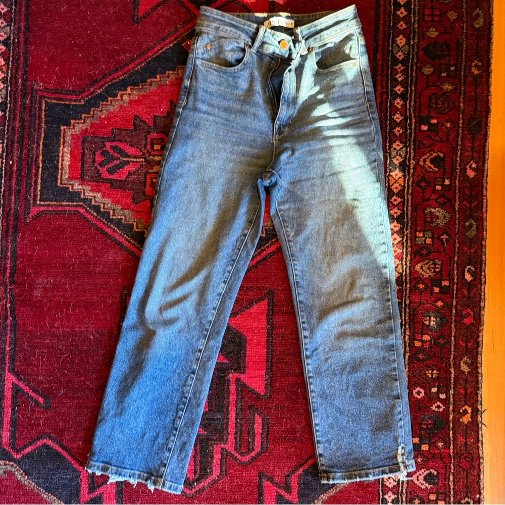 Zara Vintage inspired straight leg jeans